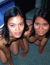 Two horny Thai coeds catch facefull of cum after class